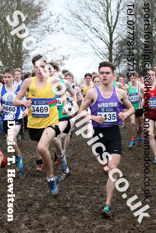 Mens under-17s Inter Counties Cross Country, Prestwold Hall, Loughborough. Photo: David T. Hewitson/Sports for All Pics